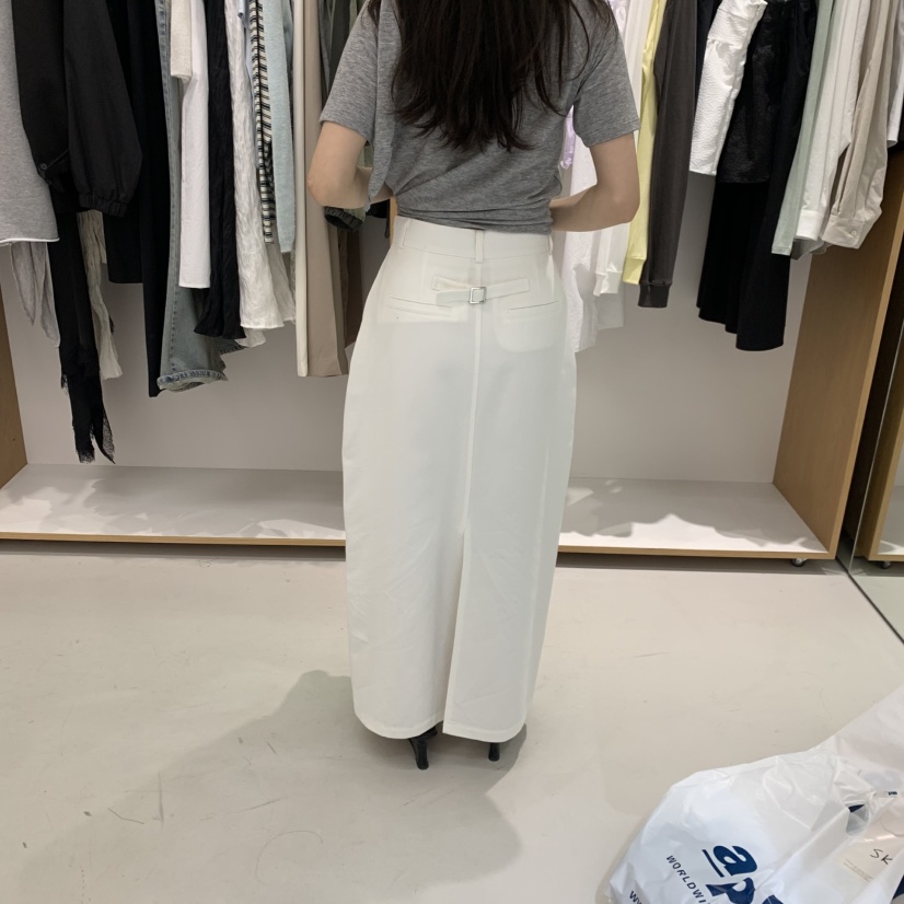 ALOT韓國直郵實拍女士新款休閑推薦熱賣26春夏職業人氣長裙A LOT長裙