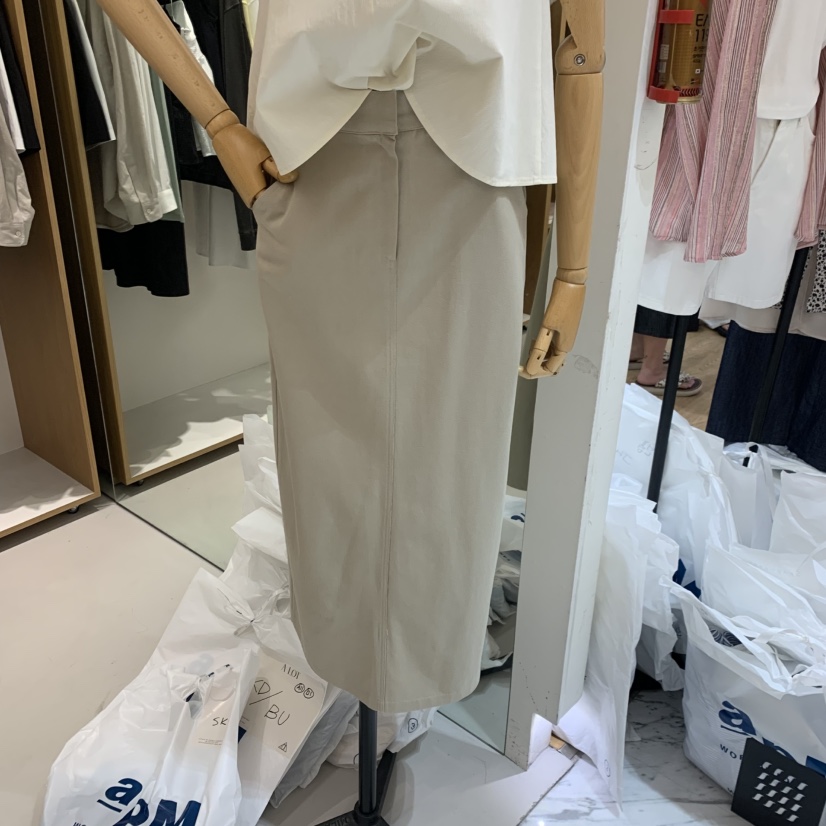 ALOT韓國直郵實拍女士新款休閑推薦熱賣26春夏職業人氣長裙A LOT長裙圖色1