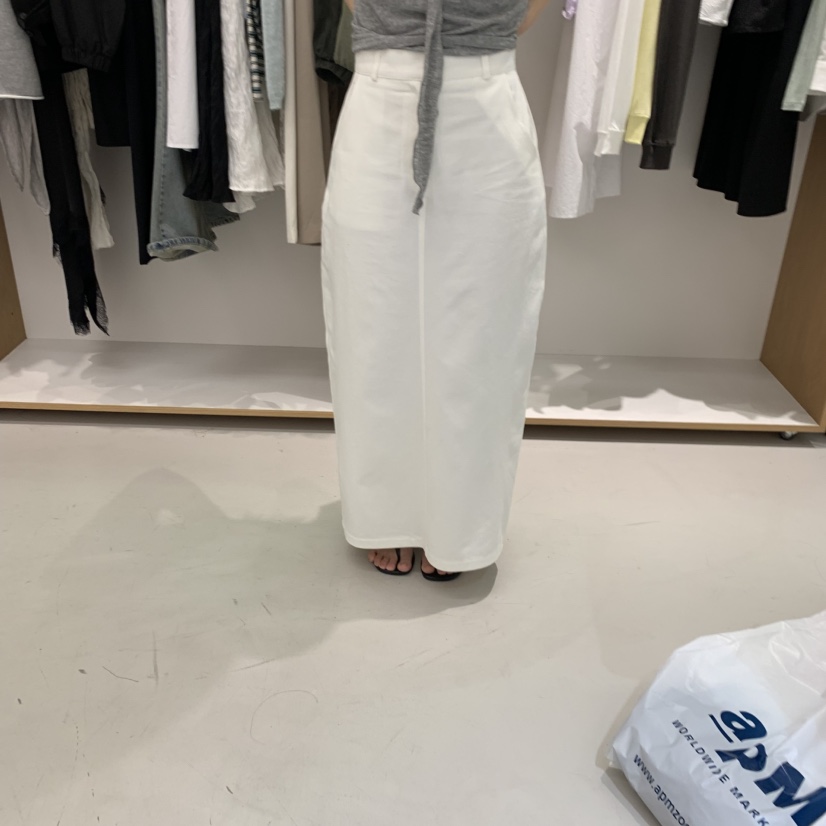 ALOT韓國直郵實拍女士新款休閑推薦熱賣26春夏職業人氣長裙A LOT長裙圖色2