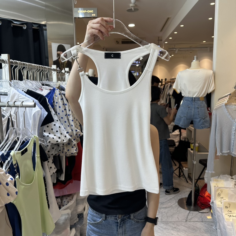 CHEAP-CHIC韓國東大門代購女裝新款職業推薦熱賣吊帶背心CHEAP-CHIC/CHARLES THE SECOND吊帶/背心圖色2