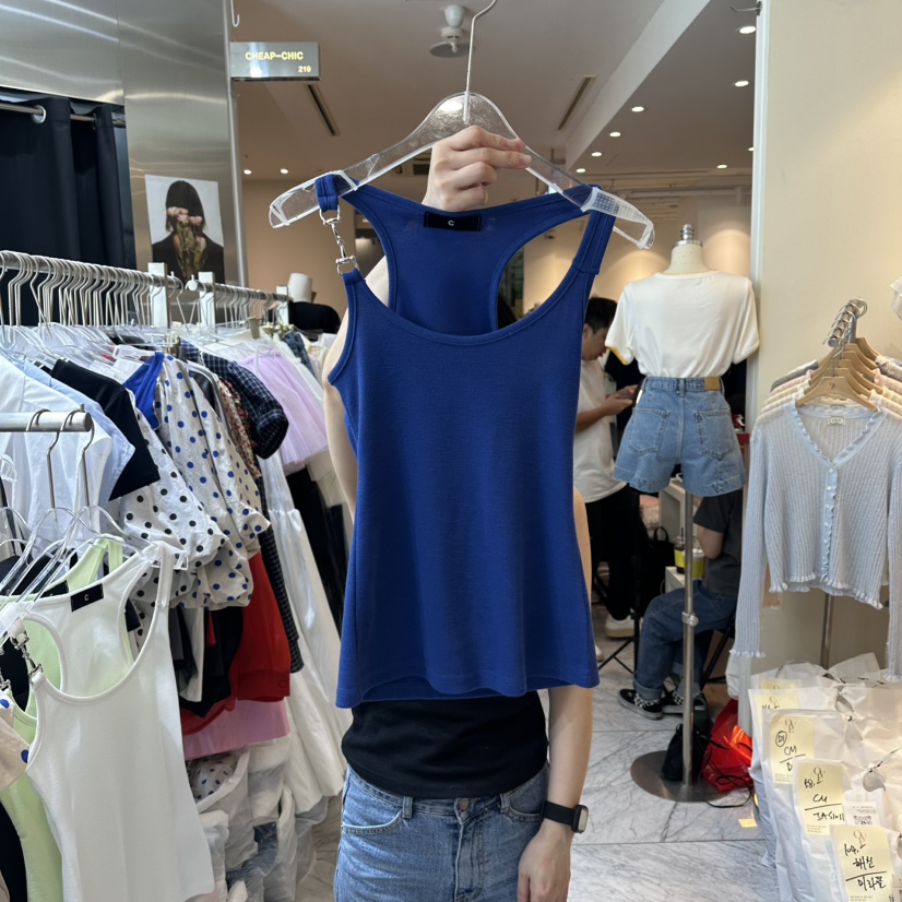 CHEAP-CHIC韓國東大門代購女裝新款職業推薦熱賣吊帶背心CHEAP-CHIC/CHARLES THE SECOND吊帶/背心圖色3