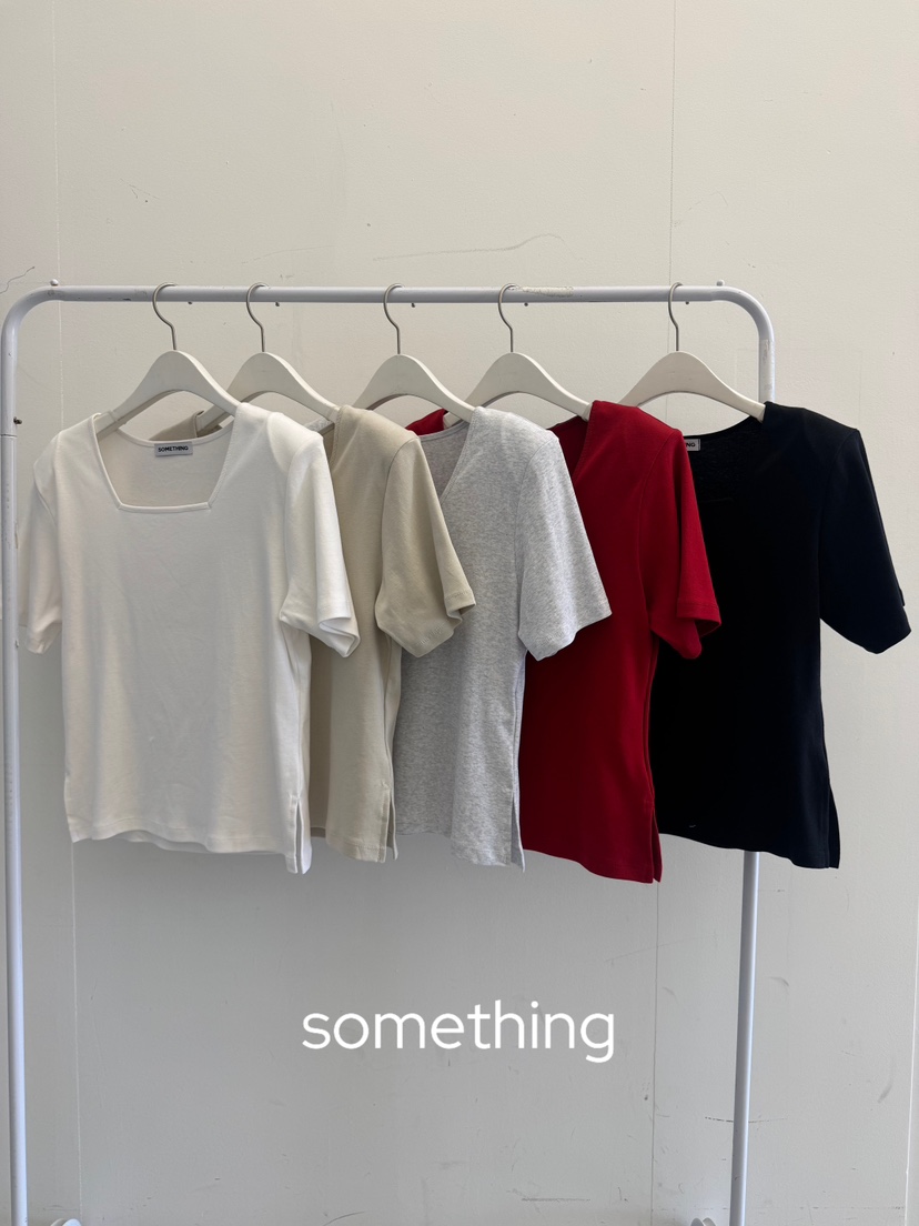SOMETHING-L/FANCY韓國代購女士新品26春夏推薦時尚T恤SOMETHING-L/FANCYT恤
