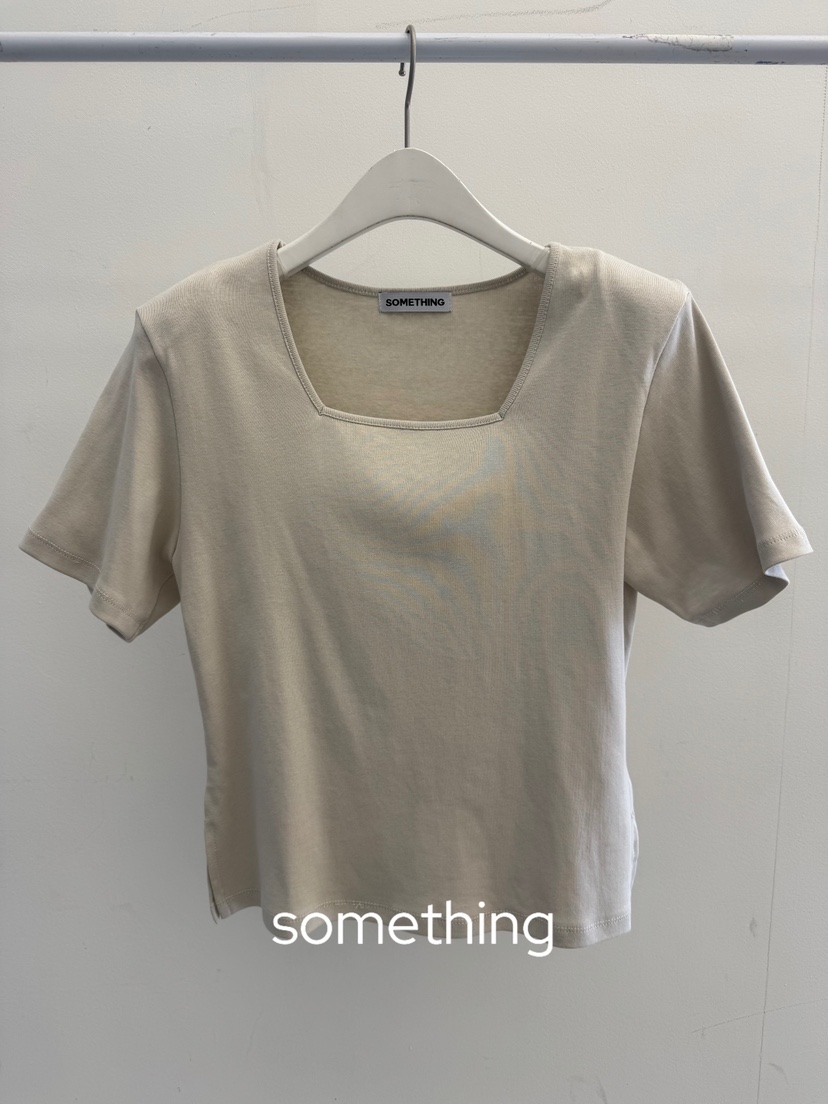 SOMETHING-L/FANCY韓國代購女士新品26春夏推薦時尚T恤SOMETHING-L/FANCYT恤圖色1