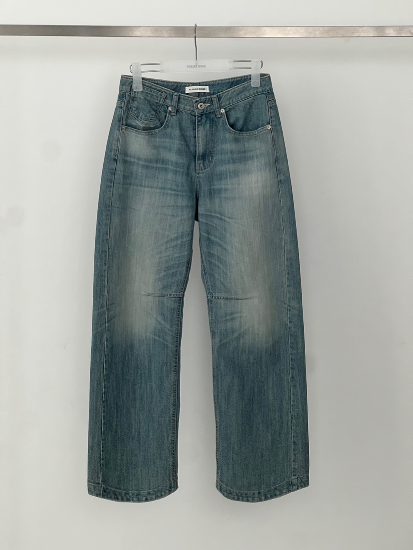 WEARABLE-L韓國東大門代購女裝新品時尚推薦26春夏牛仔褲WEARABLE牛仔褲圖色1