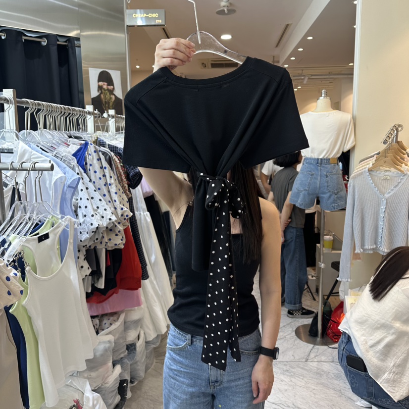 CHEAP-CHIC韓國東大門代購女裝新品職業時尚熱賣長袖T恤CHEAP-CHIC/CHARLES THE SECOND長袖T恤