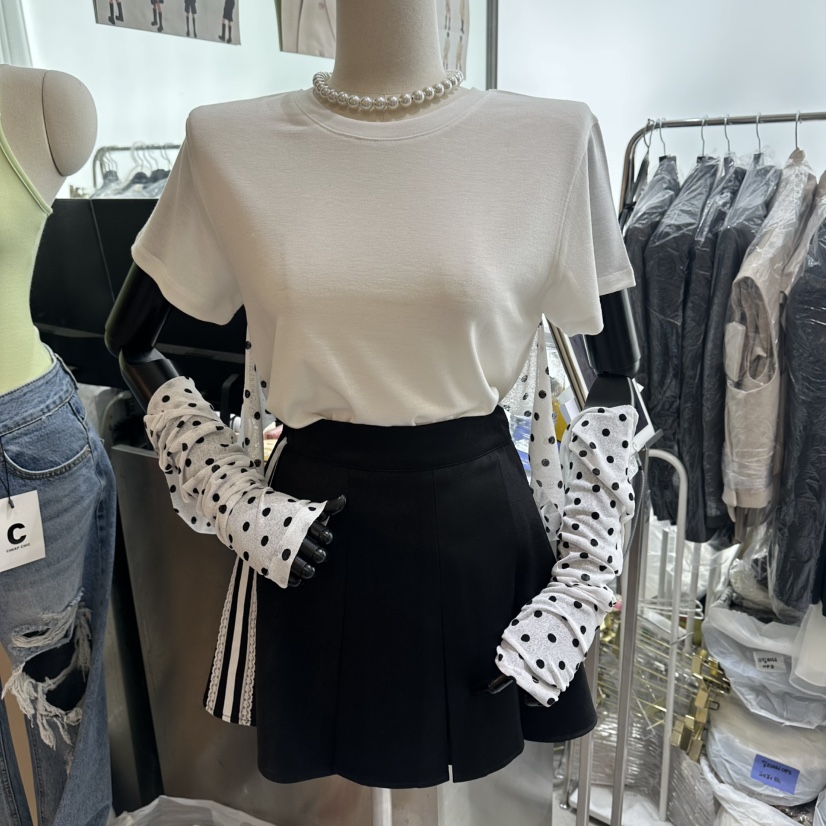 CHEAP-CHIC韓國東大門代購女裝新品職業時尚熱賣長袖T恤CHEAP-CHIC/CHARLES THE SECOND長袖T恤圖色1