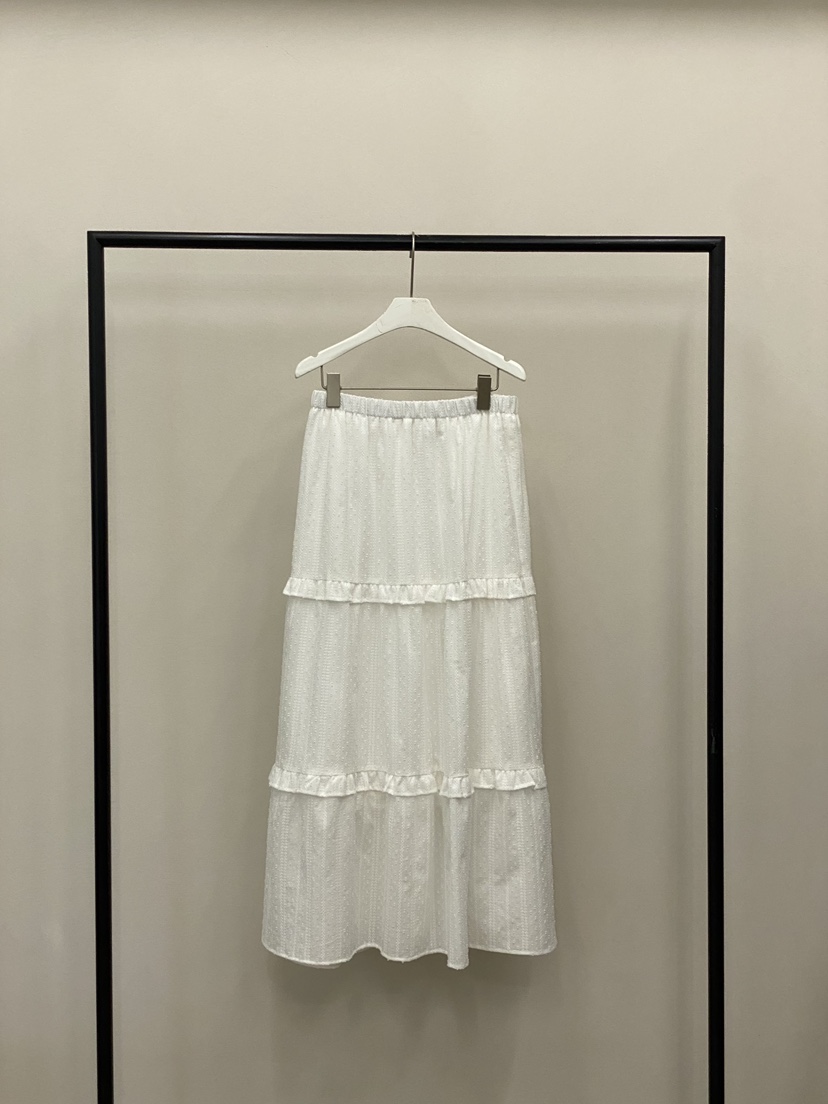 MUCH MORE/JACKPOT韓國直郵女士新款26春夏職業熱賣長裙MUCH MORE/JACKPOT長裙圖色1純白色