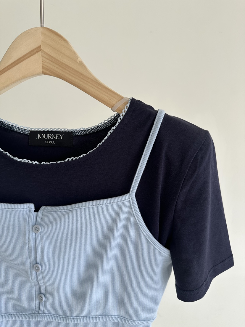 JOURNEY韓國東大門直郵女士新品職業熱賣時尚推薦套裝雙層JOURNEY套裝