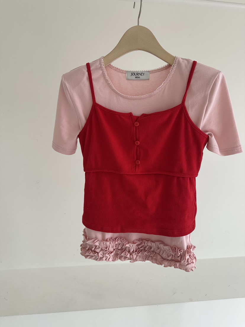 JOURNEY韓國東大門直郵女士新品職業熱賣時尚推薦套裝雙層JOURNEY套裝圖色3