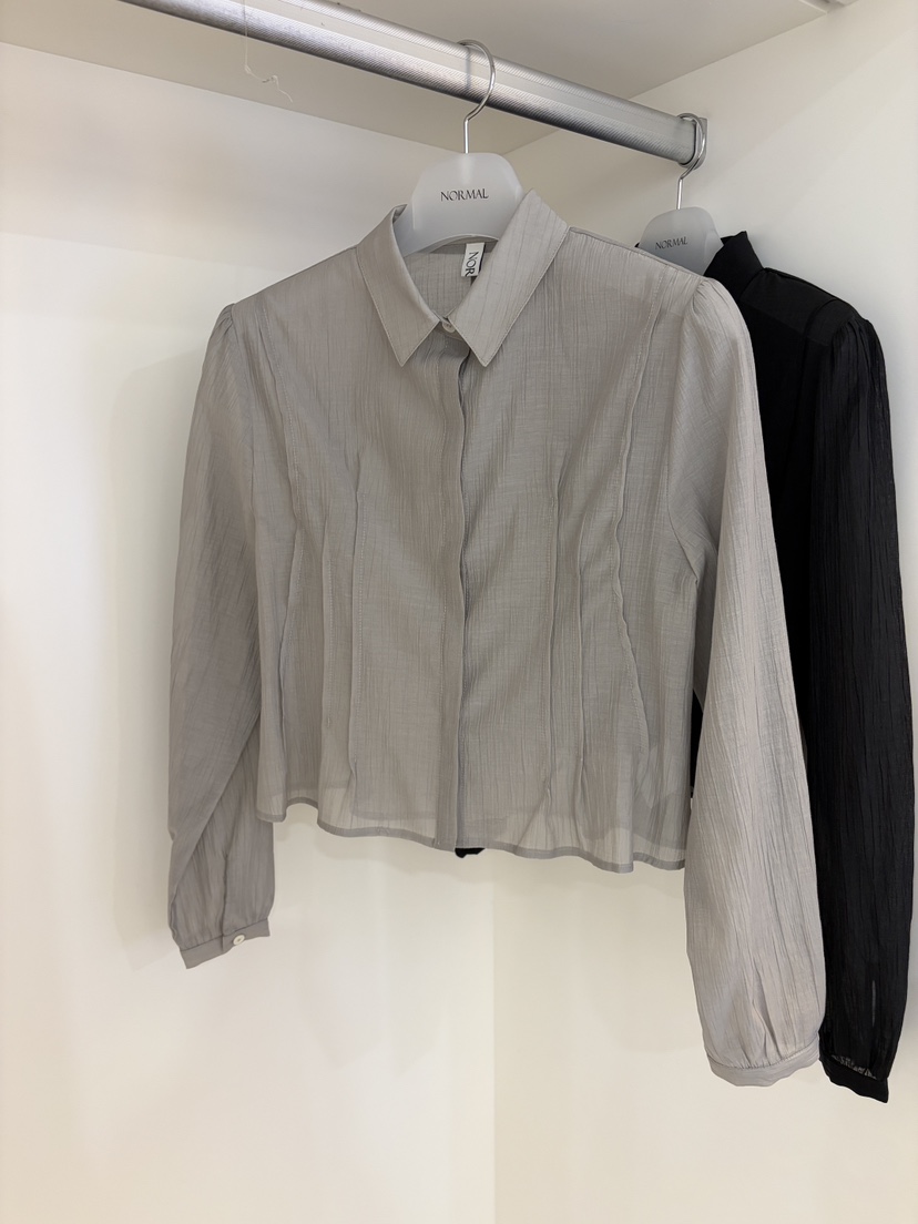 NORMAL韓國直郵女裝新品職業休閑26春夏時尚推薦襯衫蕾絲衫NORMAL襯衫/蕾絲衫圖色2