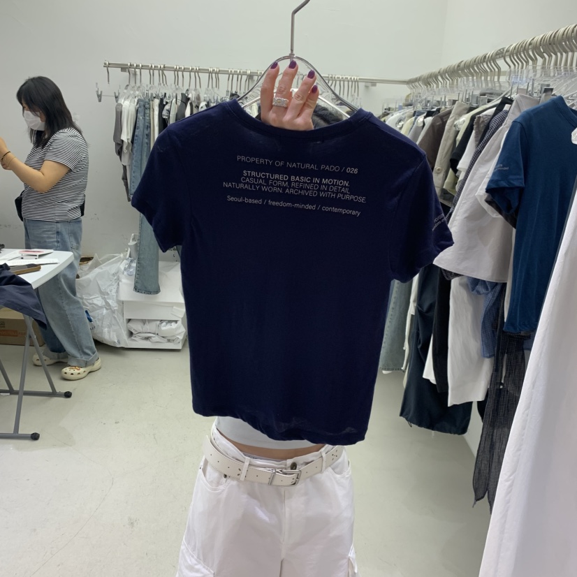 PADO韓國東大門直郵女裝新品人氣職業時尚休閑26春夏推薦T恤PADOT恤