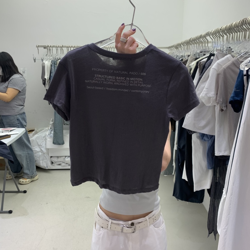 PADO韓國東大門直郵女裝新品人氣職業時尚休閑26春夏推薦T恤PADOT恤