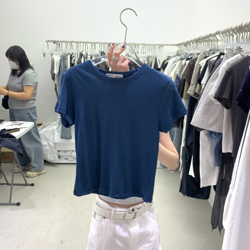 PADO韓國東大門直郵女裝新品人氣職業時尚休閑26春夏推薦T恤PADOT恤圖色2