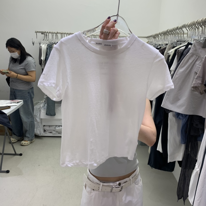 PADO韓國東大門直郵女裝新品人氣職業時尚休閑26春夏推薦T恤PADOT恤圖色5