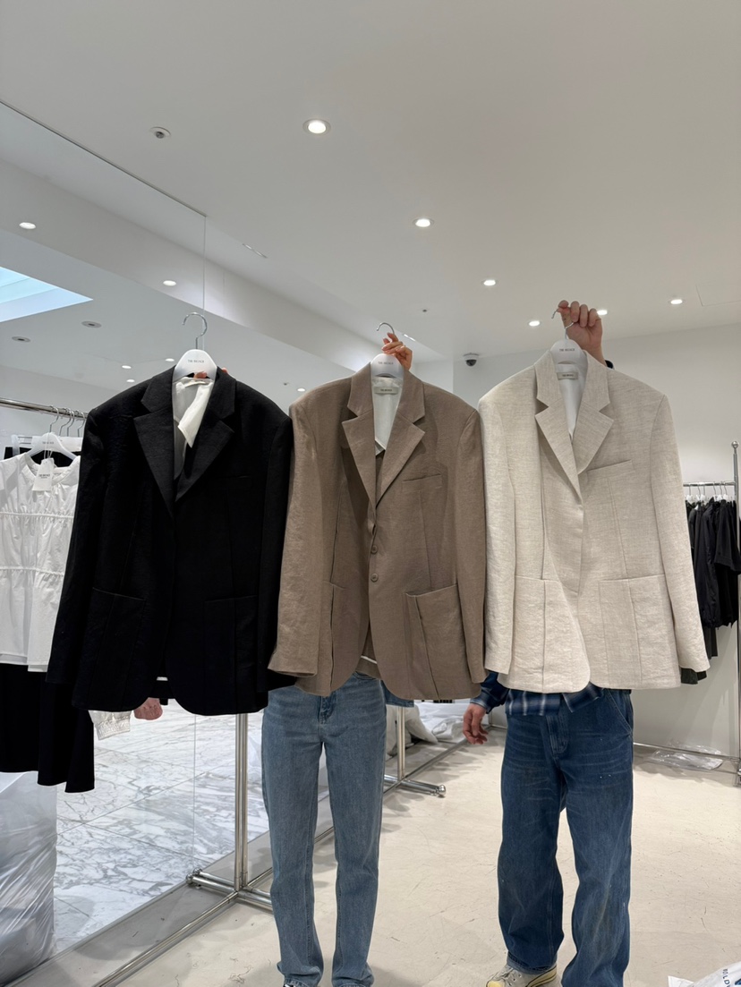 THE BRUNCH韓國東大門直郵女裝新品休閑人氣推薦夾克亞麻THE BRUNCH夾克