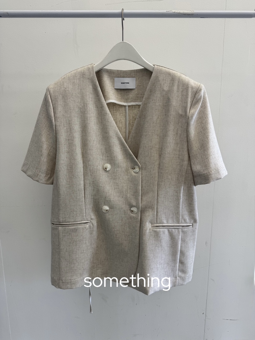 SOMETHING-L/FANCY韓國代購女裝新款職業休閑時尚26春夏夾克SOMETHING-L/FANCY夾克圖色1