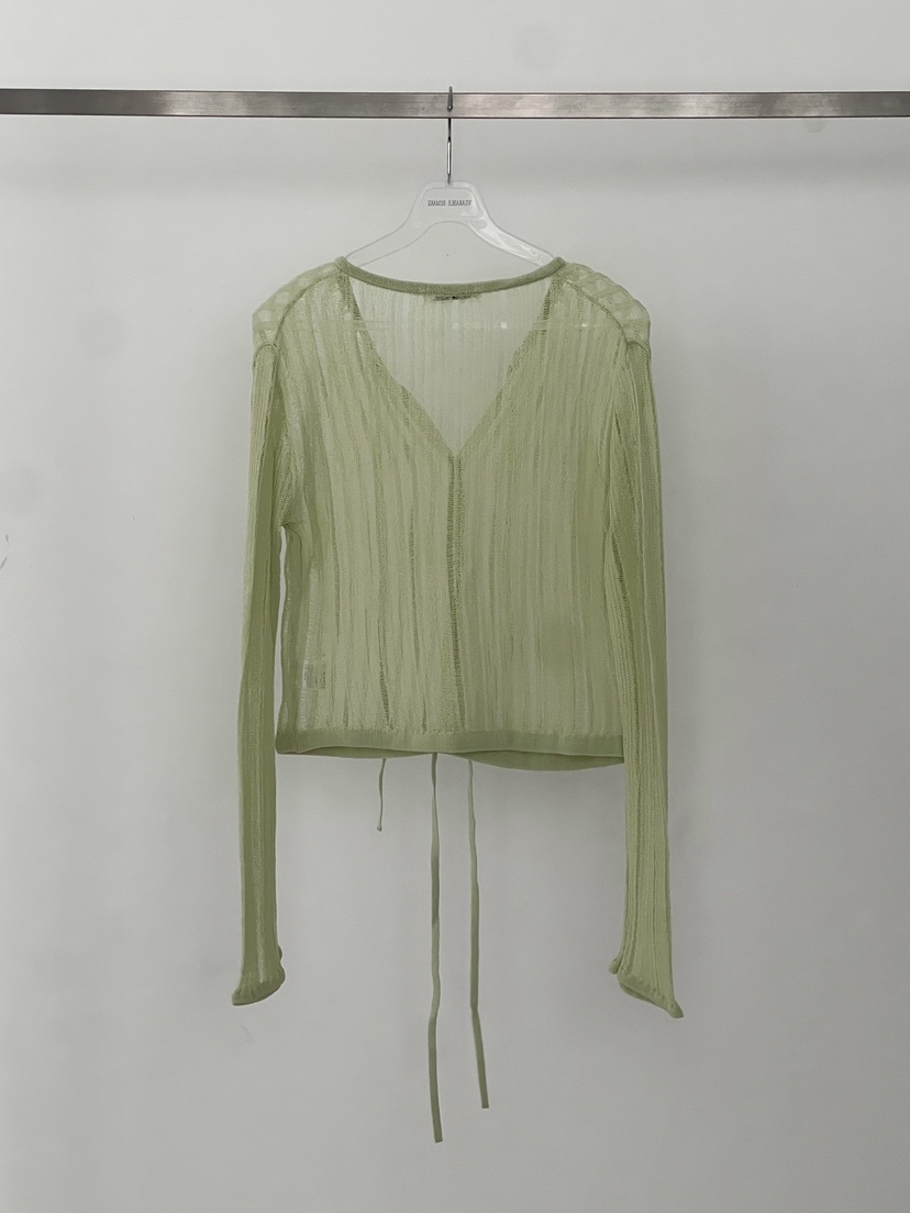 WEARABLE-L韓國東大門代購女裝新款熱賣人氣針織衫開衫羅紋WEARABLE針織衫