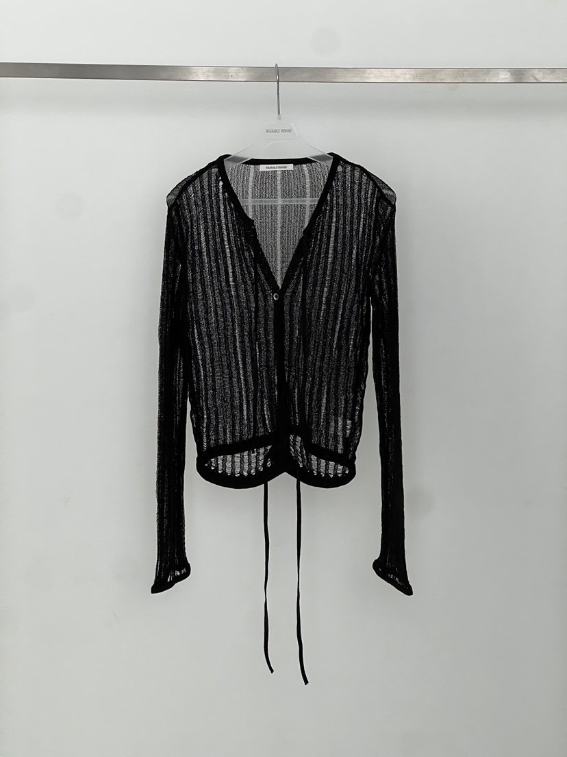 WEARABLE-L韓國東大門代購女裝新款熱賣人氣針織衫開衫羅紋WEARABLE針織衫圖色3