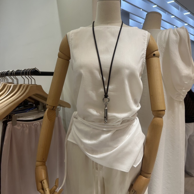 NOTTINGHAM/AVECNOUS/MODEST韓國代購女裝新款26春夏吊帶背心含圍巾NOTTINGHAM/AVECNOUS/MODEST吊帶/背心圖色1