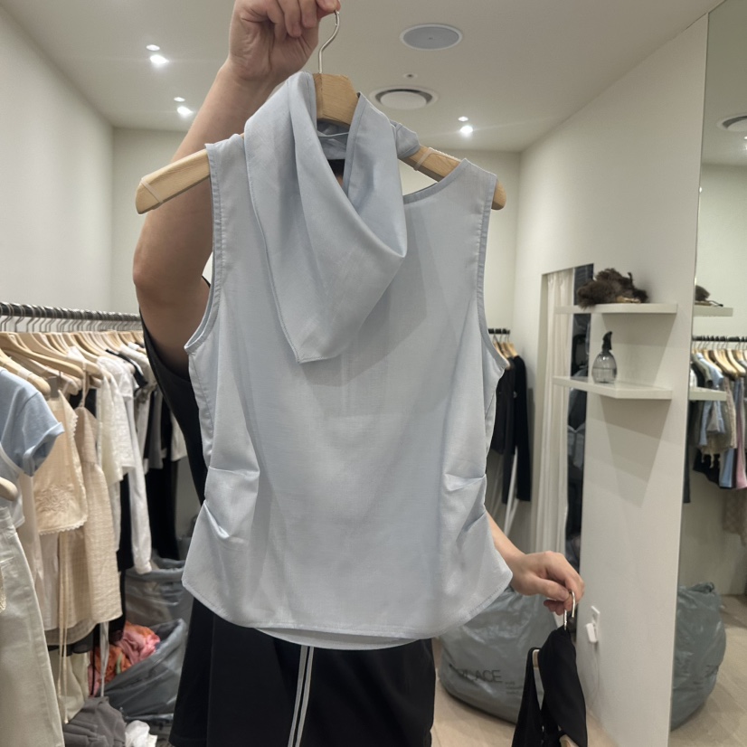 NOTTINGHAM/AVECNOUS/MODEST韓國代購女裝新款26春夏吊帶背心含圍巾NOTTINGHAM/AVECNOUS/MODEST吊帶/背心圖色3