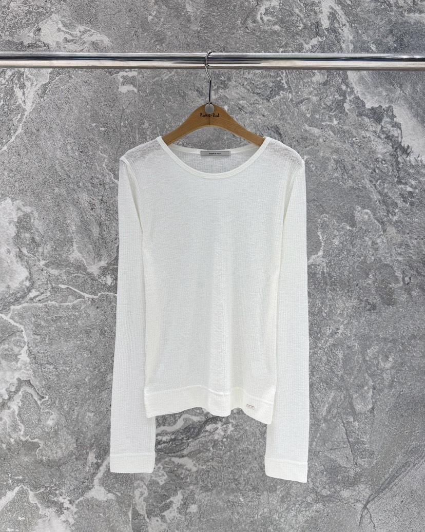 ROOKIE BUD韓國東大門代購女裝新款熱賣時尚長袖T恤透視ROOKIE BUD-L長袖T恤圖色1