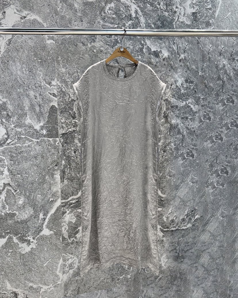 ROOKIE BUD韓國直郵實拍女裝新品休閑推薦人氣連衣裙褶皺緞ROOKIE BUD-P連衣裙圖色1