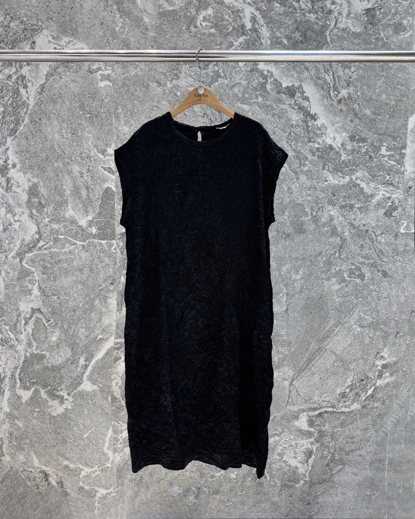 ROOKIE BUD韓國直郵實拍女裝新品休閑推薦人氣連衣裙褶皺緞ROOKIE BUD-P連衣裙圖色3