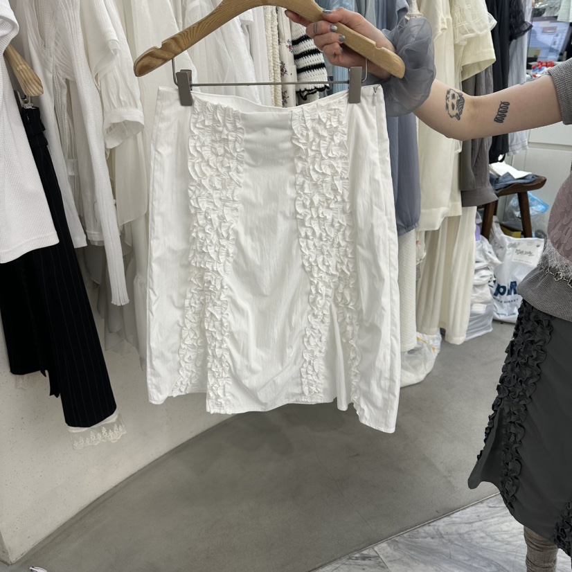 FOUNDATION韓國東大門直郵女裝新品休閑26春夏半身裙中短裙FOUNDATION半身裙/中短裙圖色1