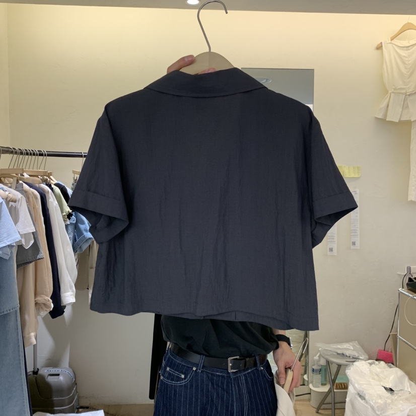 W AND J韓國東大門直郵女裝新款熱賣人氣26春夏襯衫蕾絲衫W AND J襯衫/蕾絲衫