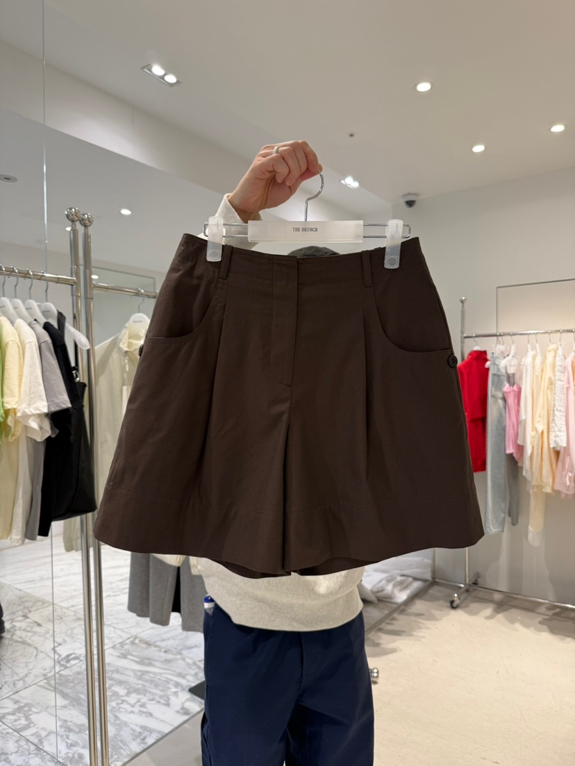 THE BRUNCH韓國東大門代購女裝新品休閑職業26春夏人氣短褲THE BRUNCH短褲圖色2