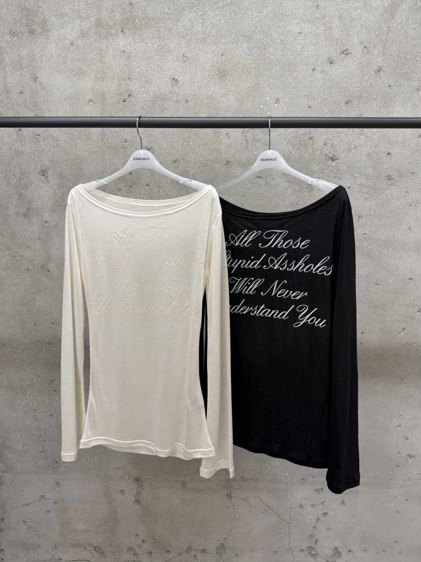 EST韓國東大門代購女士新品熱賣休閑推薦時尚長袖T恤天絲EST/RAWHAUS長袖T恤