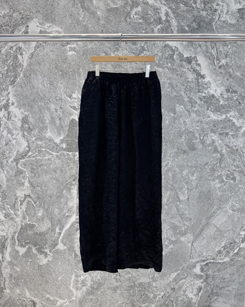 ROOKIE BUD韓國直郵女裝新款職業人氣時尚休閑褲褶皺緞面ROOKIE BUD-P休閑褲圖色2