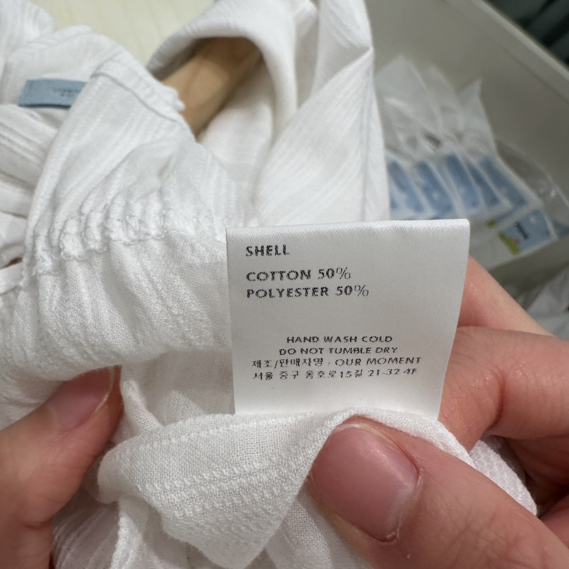 OURMOMENT韓國直郵女裝新款熱賣休閑26春夏時尚襯衫蕾絲衫OURMOMENT襯衫/蕾絲衫