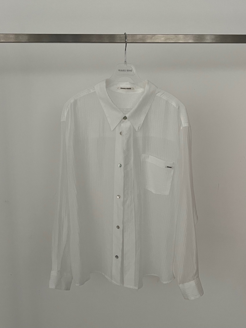 WEARABLE-L韓國東大門代購女裝新款職業26春夏襯衫蕾絲衫WEARABLE襯衫/蕾絲衫圖色2