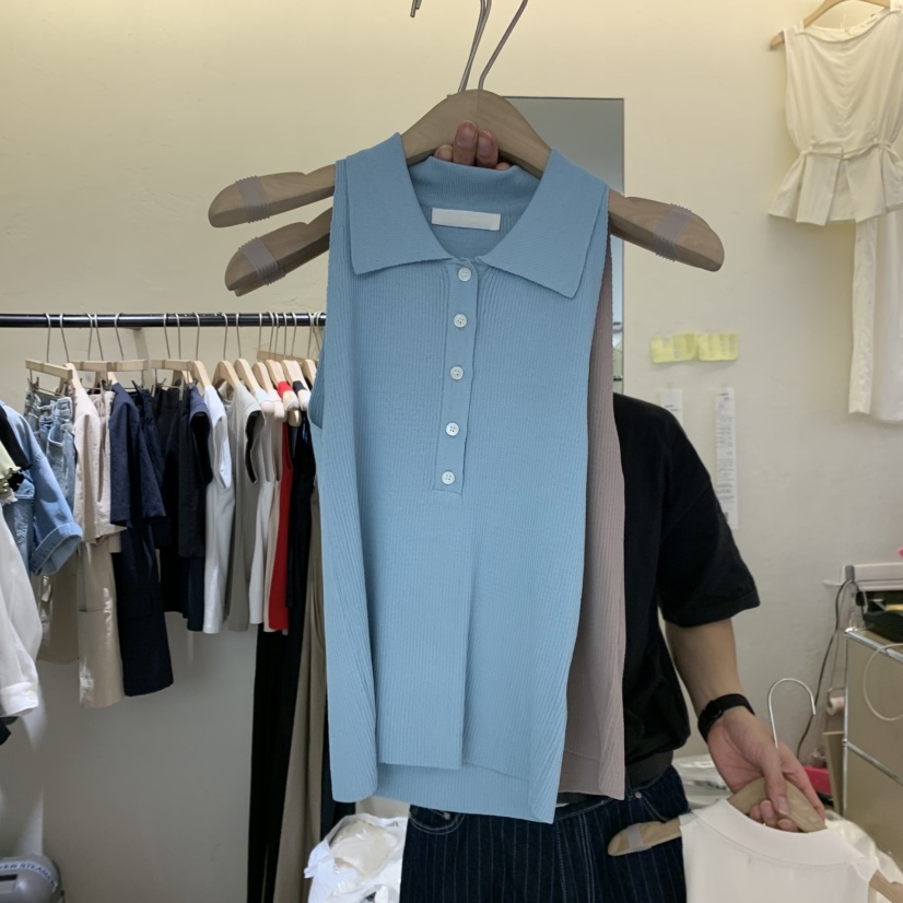 W AND J韓國直郵實拍女裝新品人氣職業26春夏熱賣吊帶背心W AND J吊帶/背心圖色2