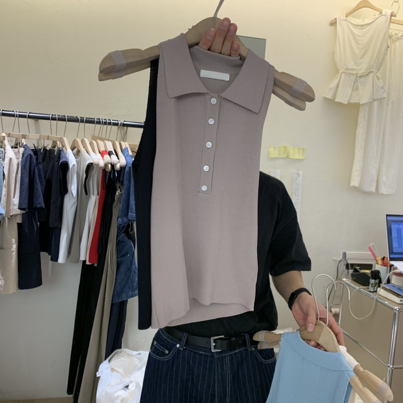 W AND J韓國直郵實拍女裝新品人氣職業26春夏熱賣吊帶背心W AND J吊帶/背心圖色3