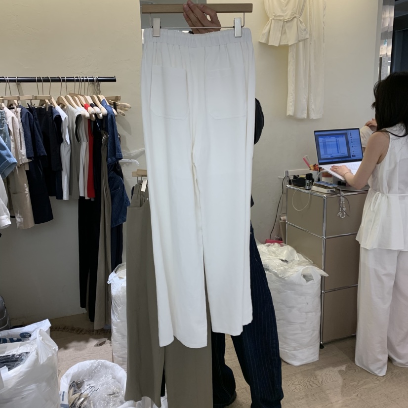 W AND J韓國直郵實拍女裝新款熱賣26春夏休閑時尚休閑褲W AND J休閑褲