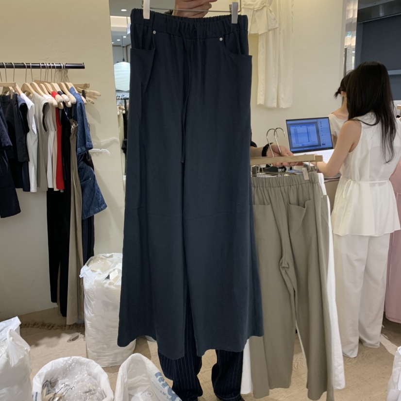 W AND J韓國直郵實拍女裝新款熱賣26春夏休閑時尚休閑褲W AND J休閑褲圖色2