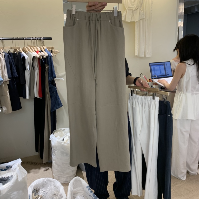 W AND J韓國直郵實拍女裝新款熱賣26春夏休閑時尚休閑褲W AND J休閑褲圖色3