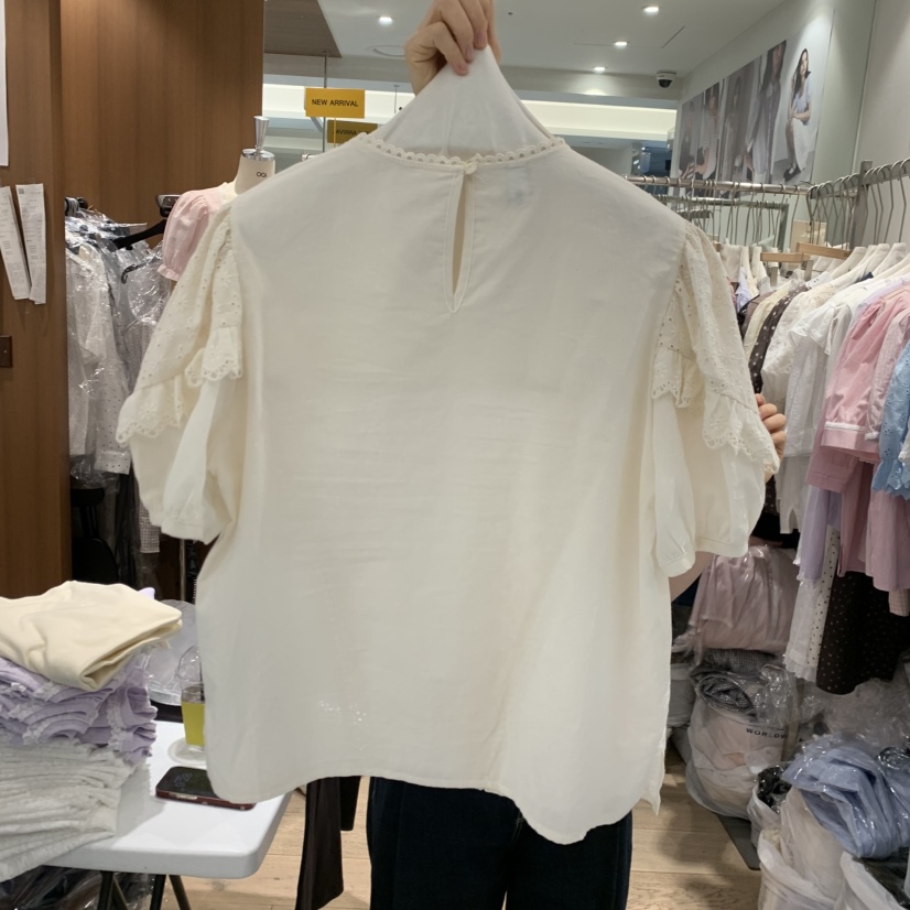OGI韓國直郵女士新品26春夏推薦人氣熱賣休閑時尚襯衫蕾絲衫FLat OGI襯衫/蕾絲衫