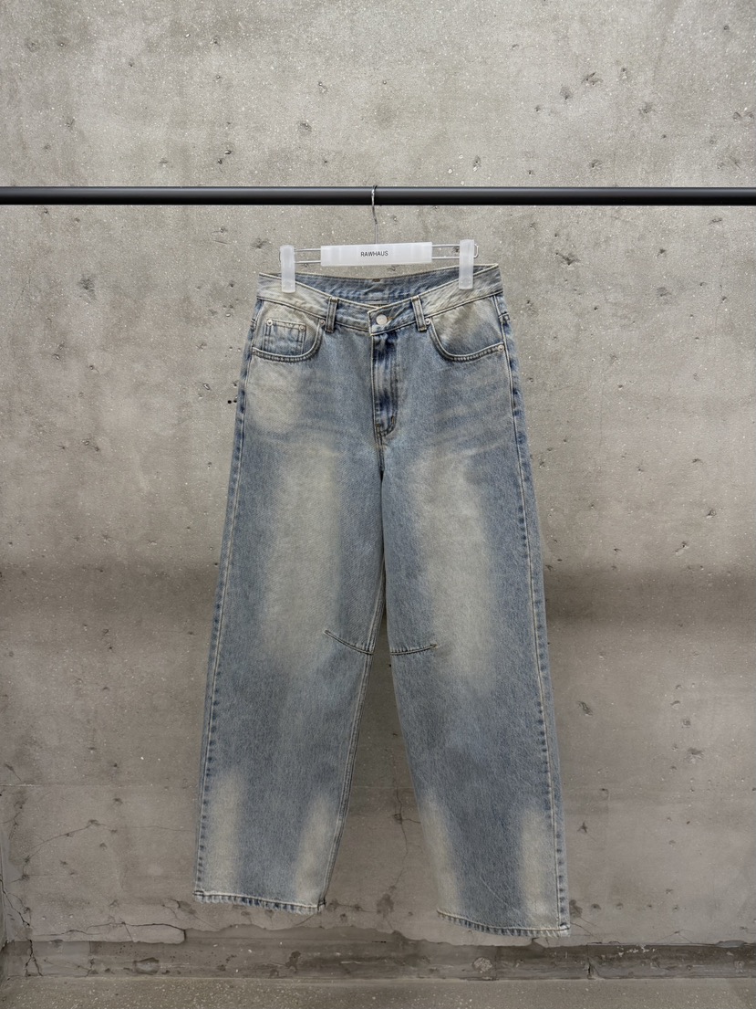 EST韓國直郵女裝新款時尚人氣休閑推薦熱賣職業26春夏牛仔褲EST/RAWHAUS牛仔褲圖色1