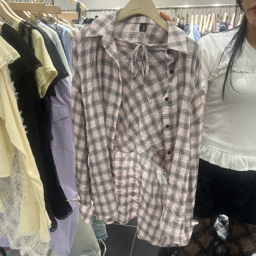 JOURNEY韓國直郵實拍女士新品時尚職業熱賣休閑套裝套裝格子JOURNEY套裝圖色1