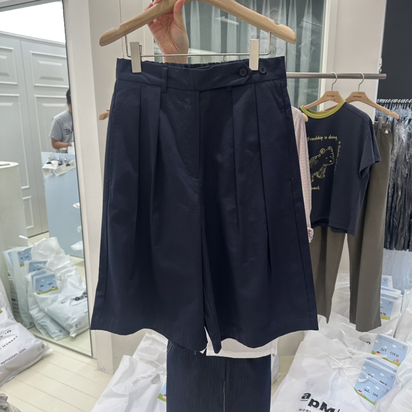 OURMOMENT韓國東大門直郵女士新款職業26春夏休閑熱賣短褲OURMOMENT短褲圖色3