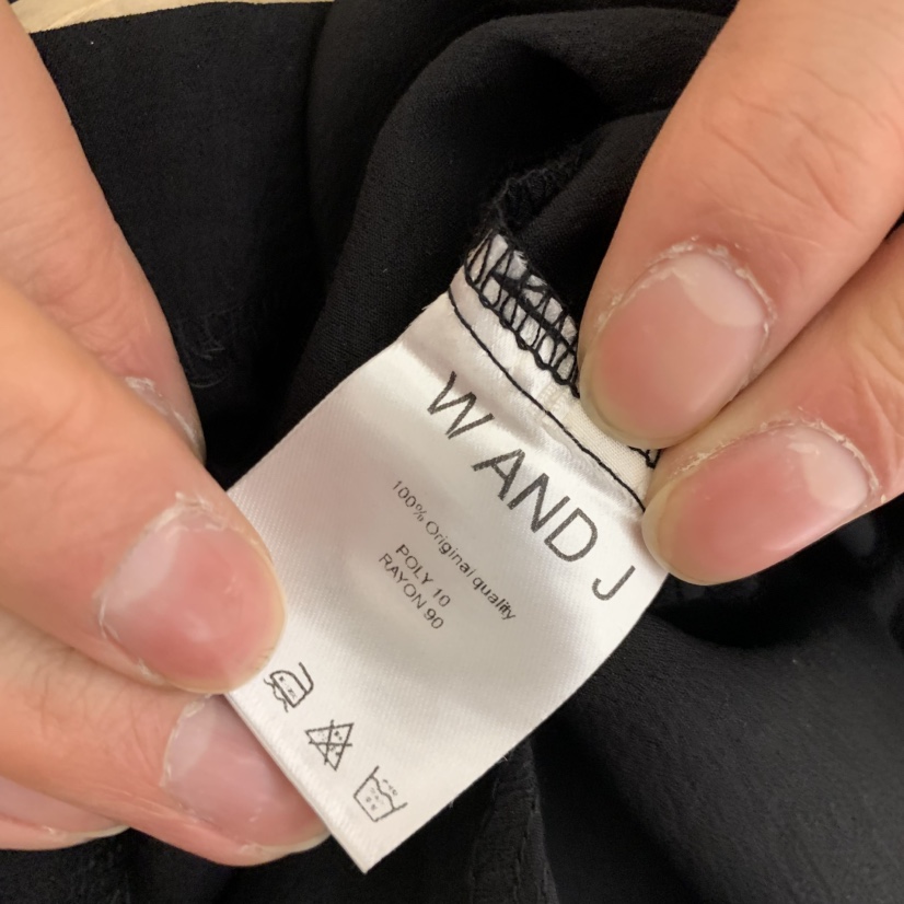 W AND J韓國東大門直郵女裝新款26春夏襯衫蕾絲衫含腰繩W AND J襯衫/蕾絲衫