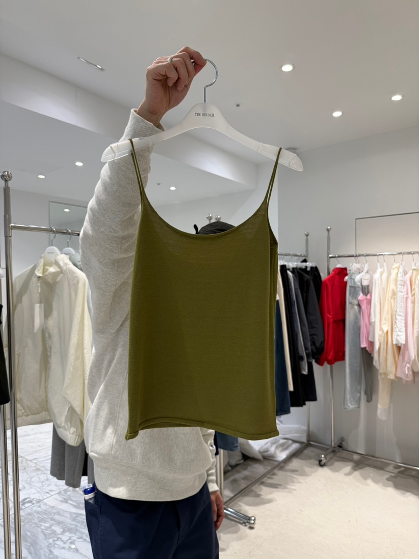 THE BRUNCH韓國代購女士新款時尚熱賣26春夏推薦吊帶背心THE BRUNCH吊帶/背心圖色1