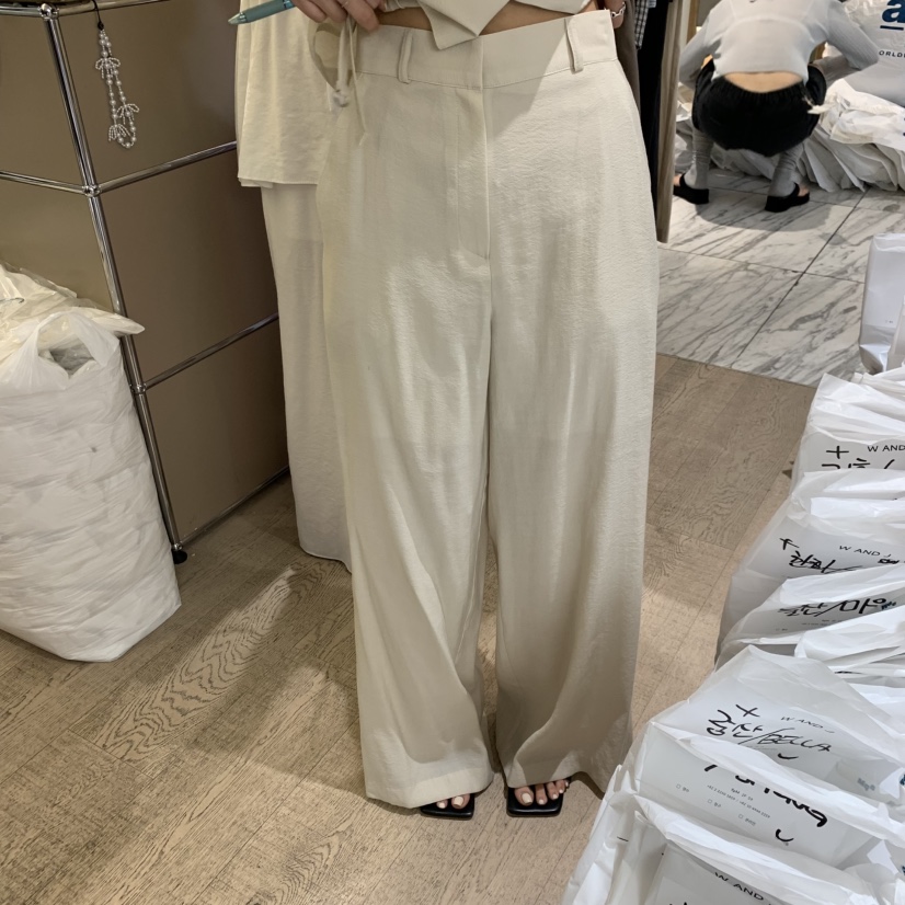 W AND J韓國直郵女裝新款推薦職業時尚熱賣人氣26春夏休閑褲W AND J休閑褲圖色2