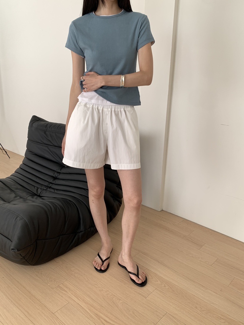 B_GARDER韓國代購女裝新款推薦職業休閑時尚人氣短褲紐扣B.GARDER短褲