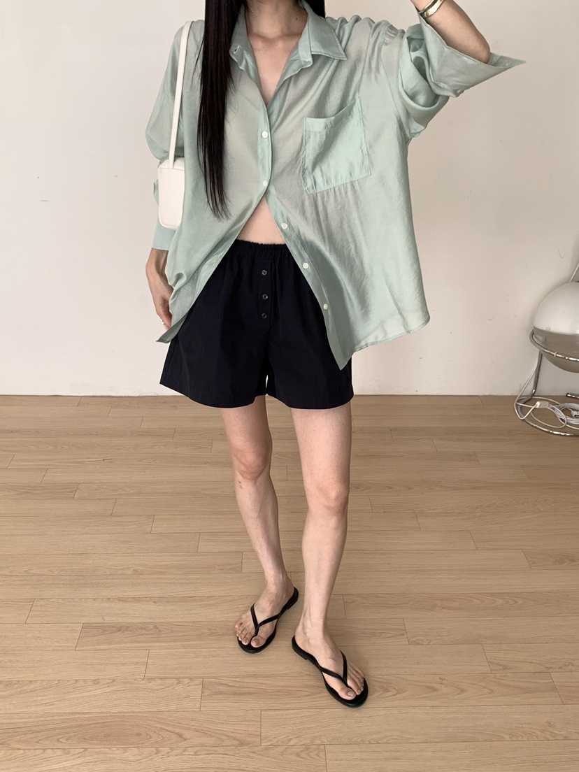 B_GARDER韓國代購女裝新款推薦職業休閑時尚人氣短褲紐扣B.GARDER短褲