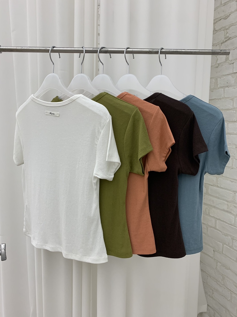 B_GARDER韓國東大門代購女裝新品職業26春夏推薦休閑熱賣T恤B.GARDERT恤