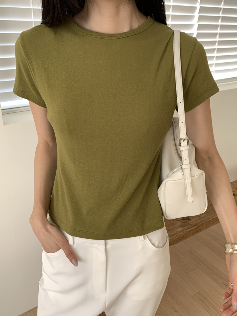 B_GARDER韓國東大門代購女裝新品職業26春夏推薦休閑熱賣T恤B.GARDERT恤